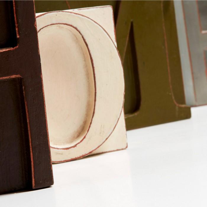 Set de 4 letras decorativas Alpin