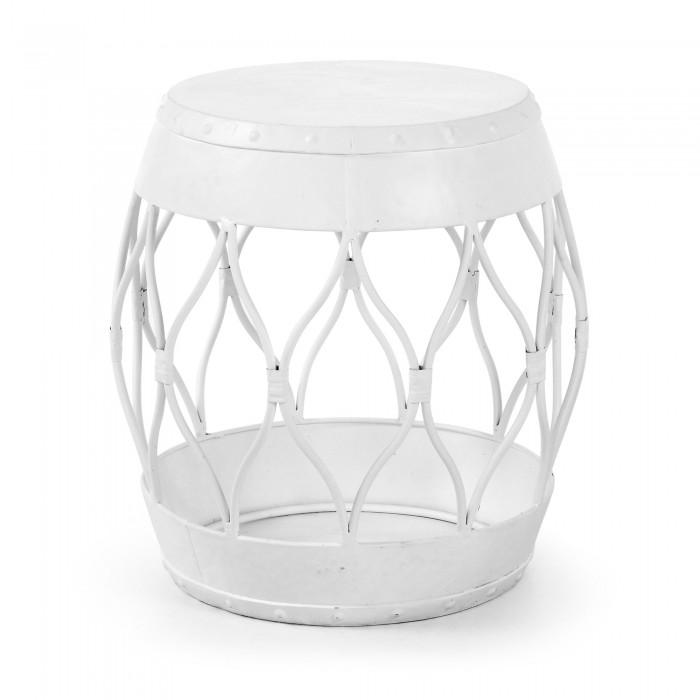 Mesa auxiliar Abass, blanco