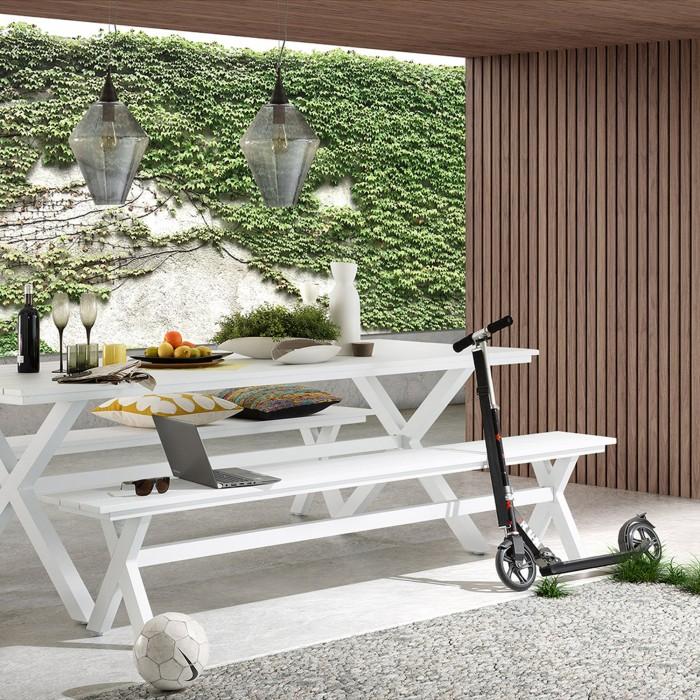 Centro de mesa Pequeño Mist, beige