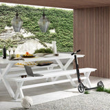 Centro de mesa Pequeño Mist, beige