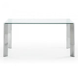 Mesa Spot, plata y cristal