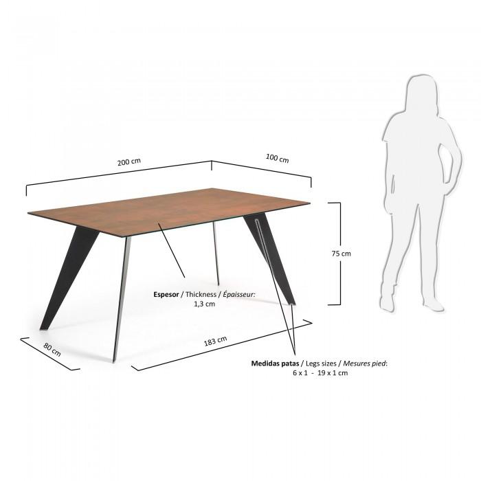 Mesa Koda 200x100 cm