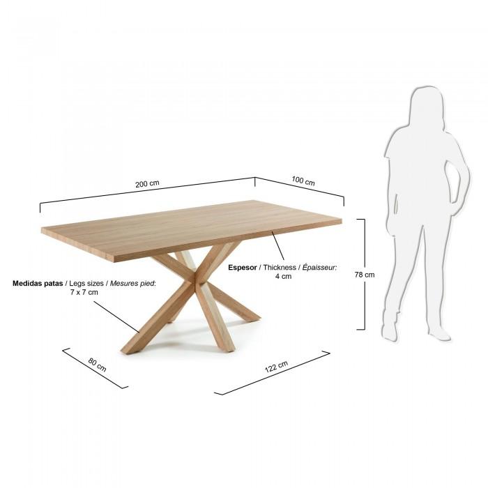 Mesa Argo 200x100 cm