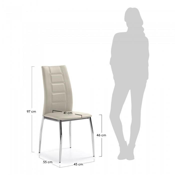 Silla Saidi, beige