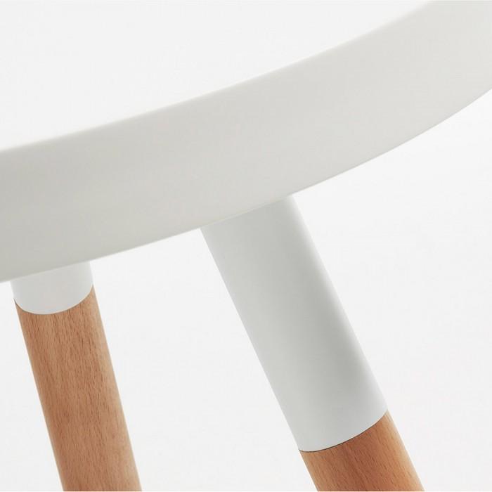 Mesa de centro Kirb 48 cm, blanco