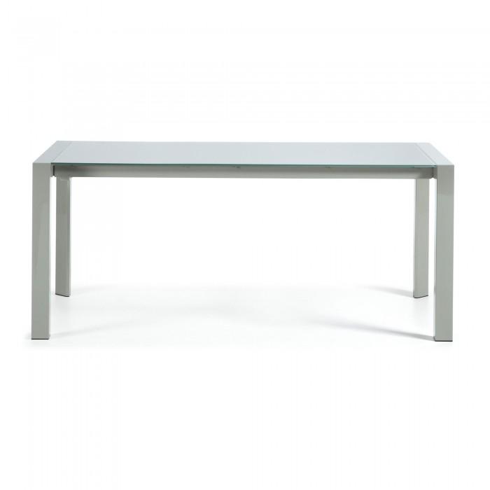 Mesa extensible Kara 160-220 cm, gris