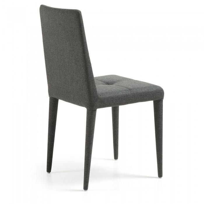 Silla Cust, gris oscuro