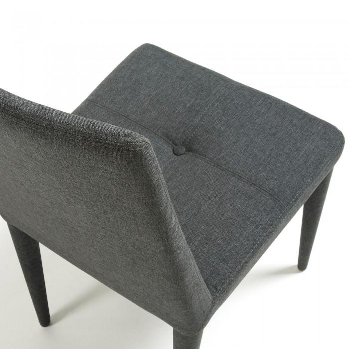 Silla Cust, gris oscuro