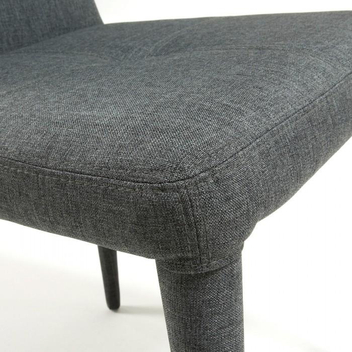 Silla Cust, gris oscuro