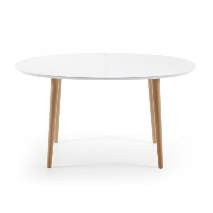 Mesa extensible Oqui ovalada 140-220 cm