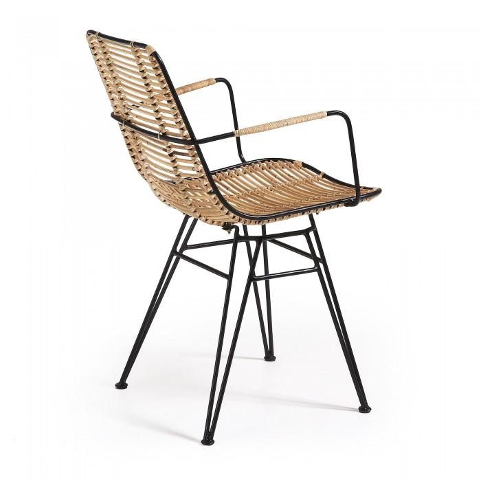 Silla con Brazos Tishana, negro