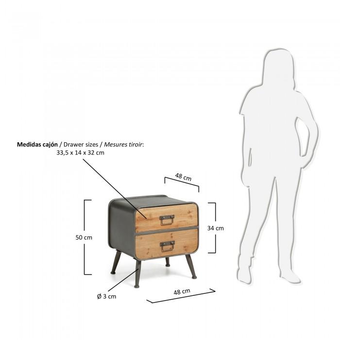 Mesa auxiliar Halie