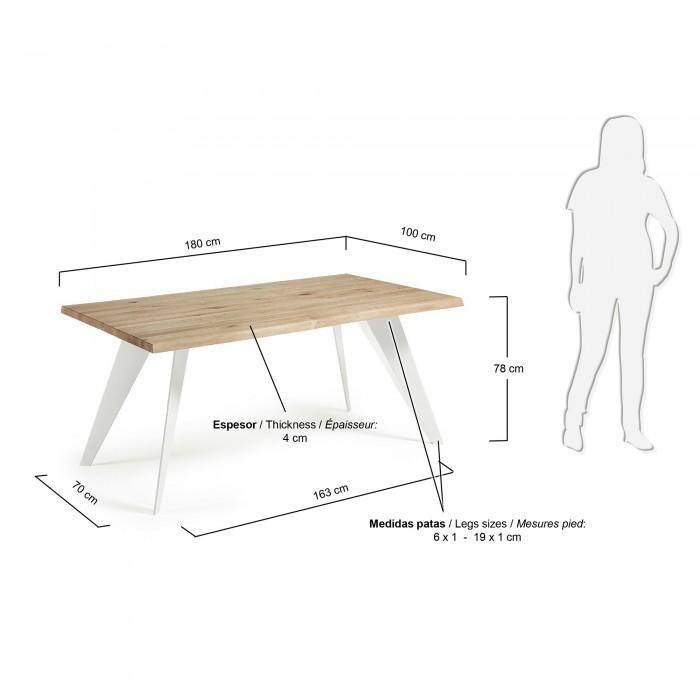 Mesa Koda 180x100 cm