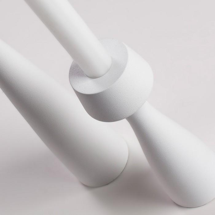 Set de 2 candelero Theo, blanco