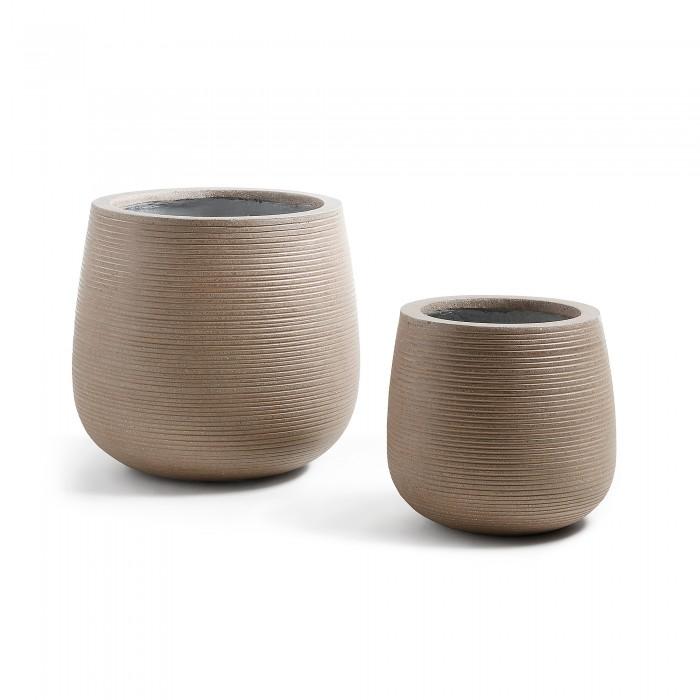 Set de 2 maceteros Loa