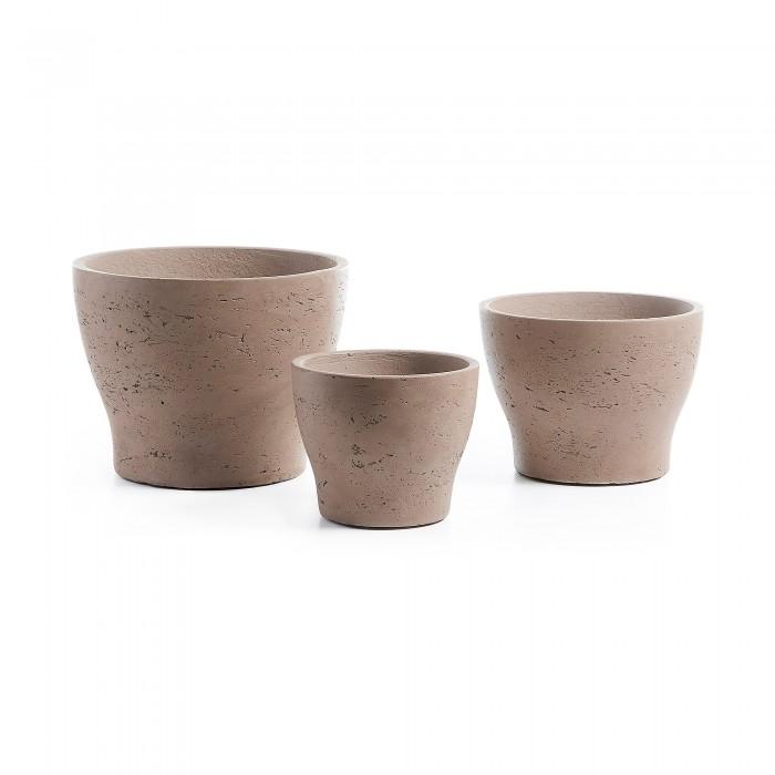 Set de 3 maceteros Low
