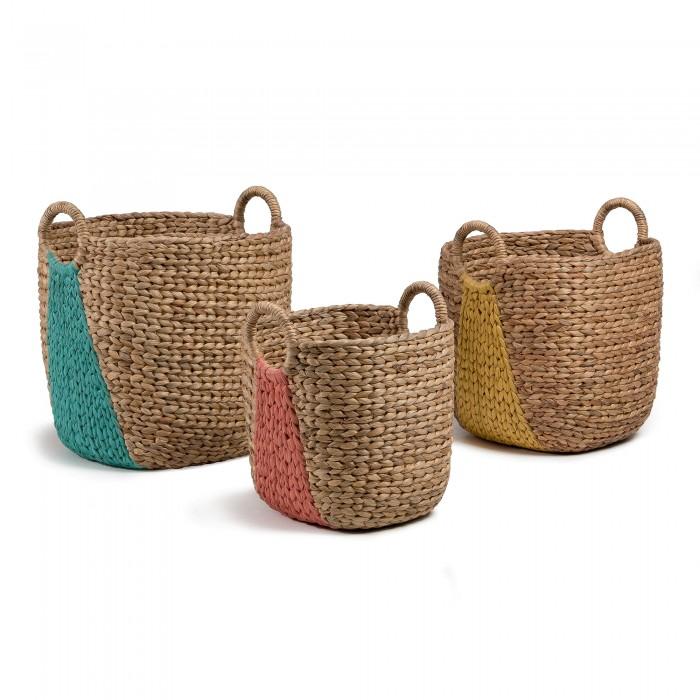 Set de 3 cestas Mast, multicolor