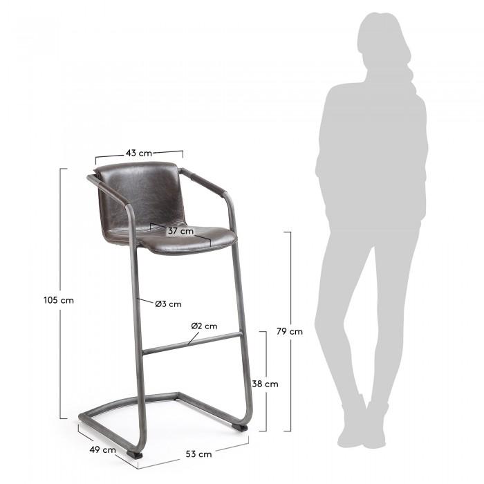 Taburete alto Tribe 105cm