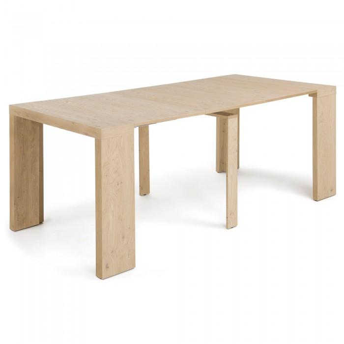 Consola mesa extensible Sam, natural