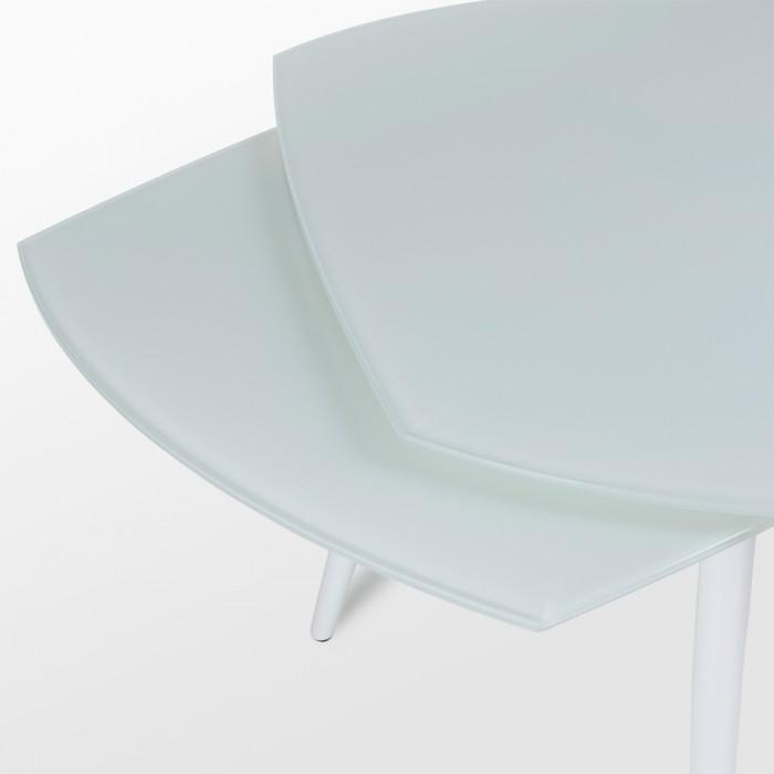 Mesa extensible Slow, blanco