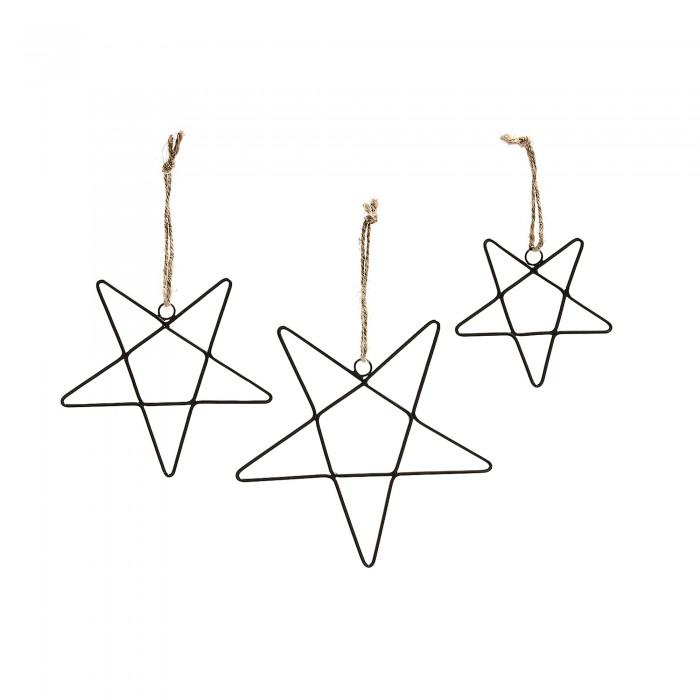 Set de 3 adornos colgantes Steg