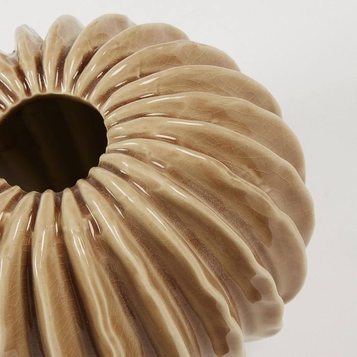 Jarrón Amina 13cm, beige