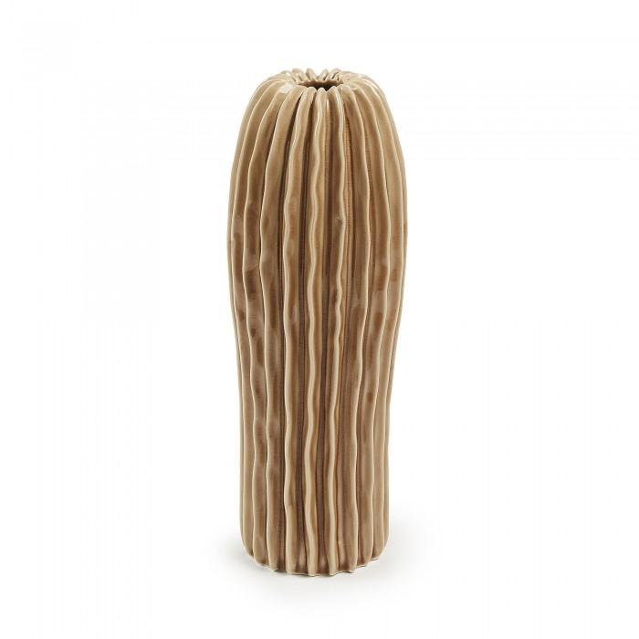 Jarrón Amina 35cm, beige