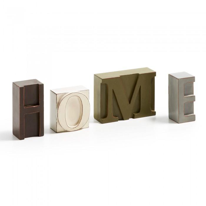 Set de 4 letras decorativas Alpin