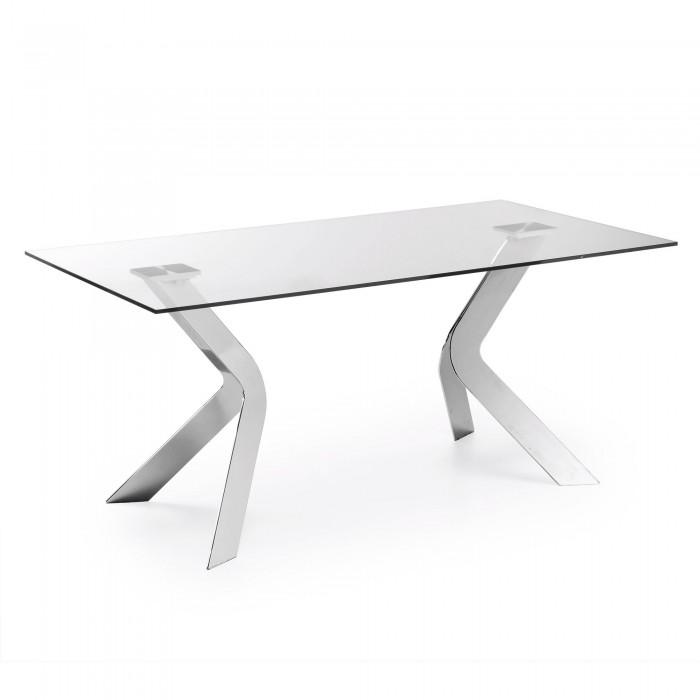 Mesa Westport 180x90 cm, plata