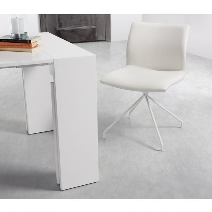 Mesa extensible Aden, blanco