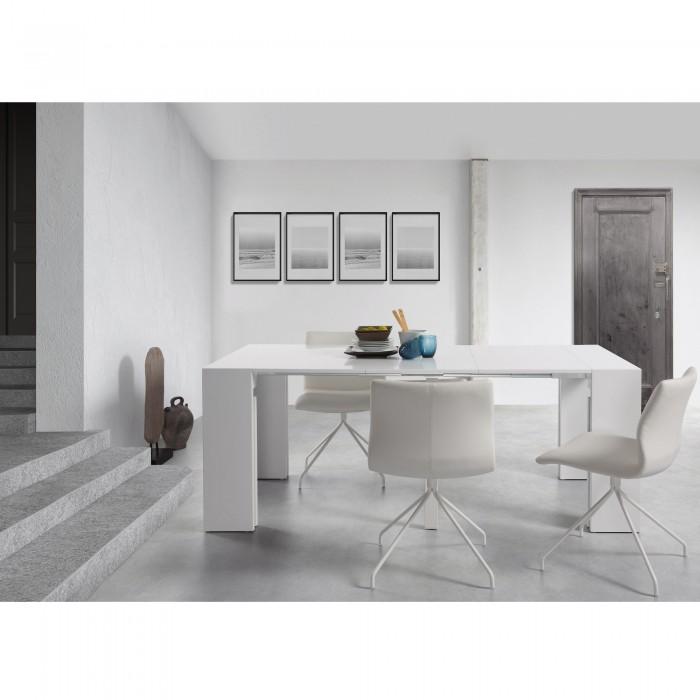 Mesa extensible Aden, blanco