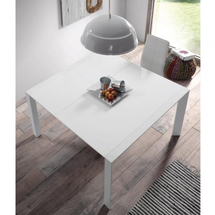 Mesa extensible Nagar, 90-140x140 cm