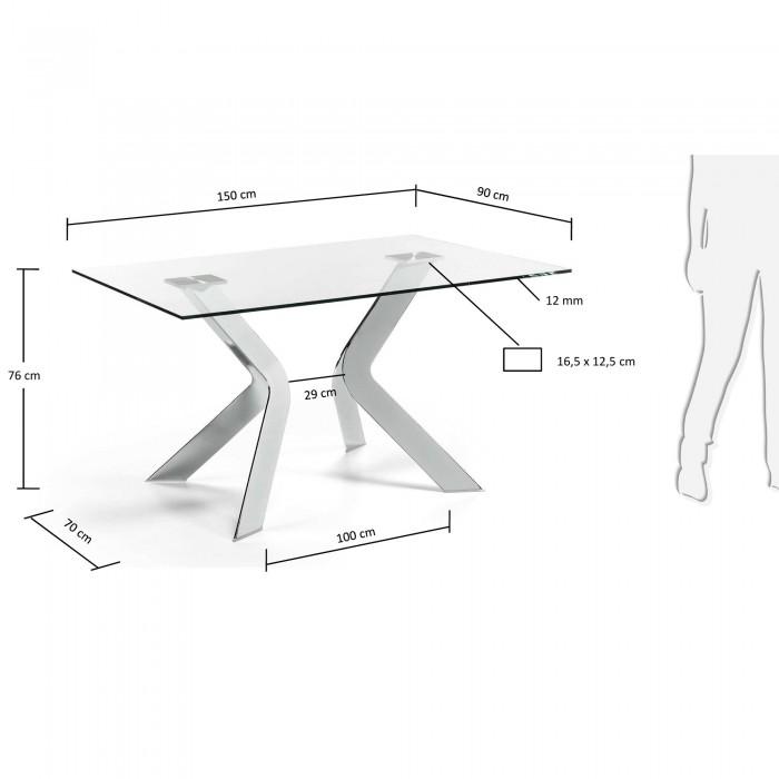 Mesa Westport 150x90 cm