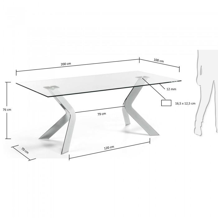 Mesa Westport 200x100 cm