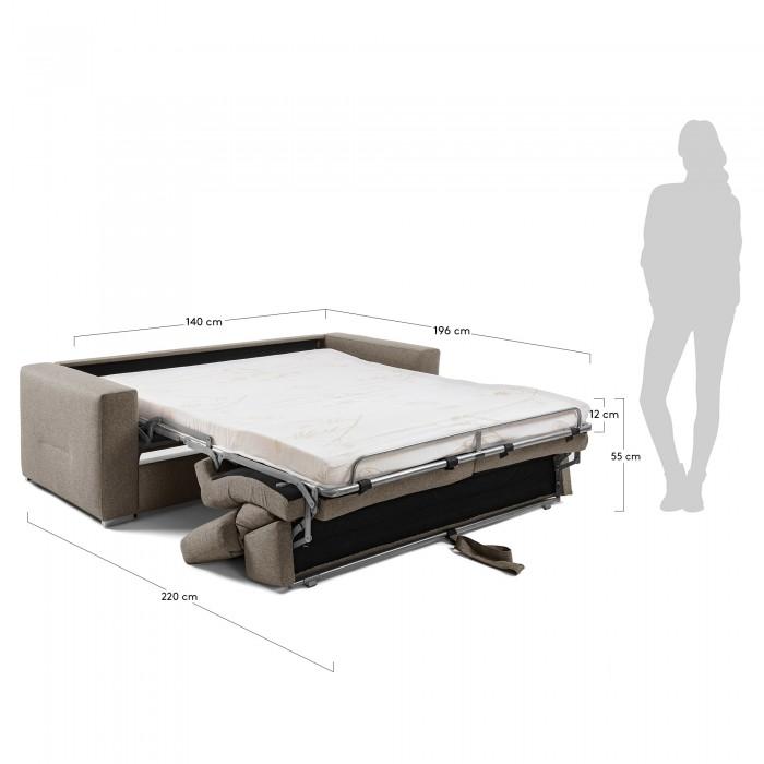 Sofá cama Kant 140 poliuretano