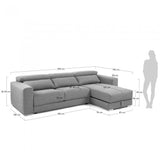 Sofá chaise longue Atlanta