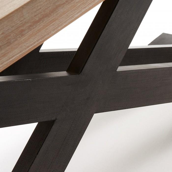 Mesa Tiva patas cruzadas, 90x160 cm