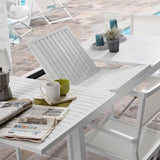 Mesa auxiliar Abass, blanco