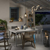 Set de 2 maceteros Low, gris