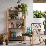 Set de 2 maceteros Low, gris
