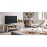 Consola Words, blanco patina