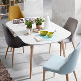 Mesa extensible Oqui ovalada 160-260 cm