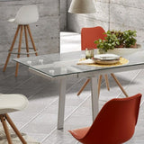 Centro de mesa grande Mist, beige