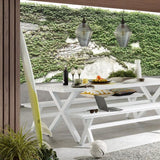 Centro de mesa grande Mist, beige