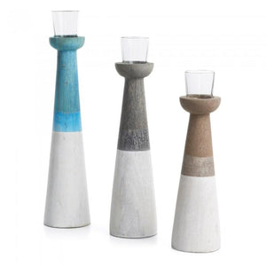 Set de 3 portavelas Ville