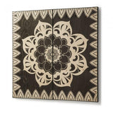 Set de 2 decoración mural Kui, flores 120x120 cm
