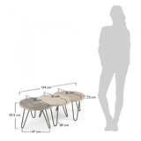 Set de 3 mesas Houp