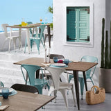 Set de 2 candelero Theo, blanco