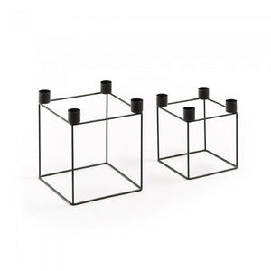 Set de 2 portavelas Walna