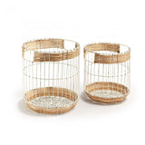 Set de 2 cestas Fabergo